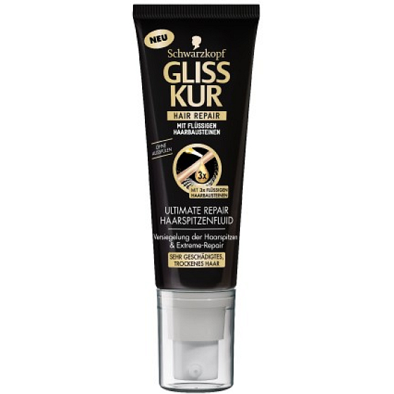 Gliss Kur Ultimate Repair kúra proti třepení konečků 50 ml