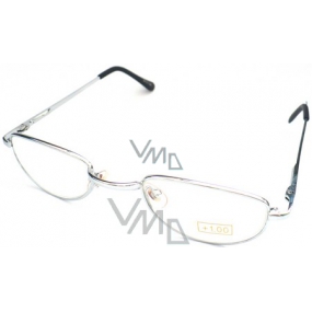 Berkeley Čtecí dioptrické brýle stříbrné kulaté +3 CB01 1 kus