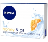 Nivea Honey & Oil krémové toaletní mýdlo 100 g