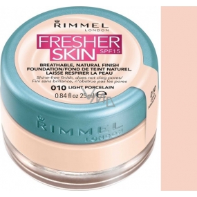 Rimmel London Fresher Skin Foundation make-up 010 Light Porcelain 25 ml