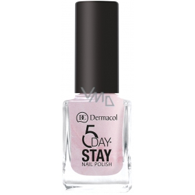 Dermacol 5 Day Stay Dlouhotrvající lak na nehty 02 Sugar Sweet 11 ml