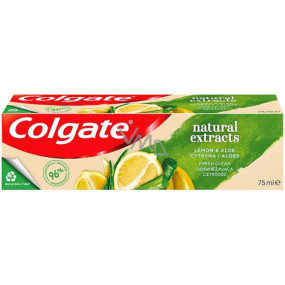Colgate Natural Extracts Lemon & Aloe zubní pasta 75 ml