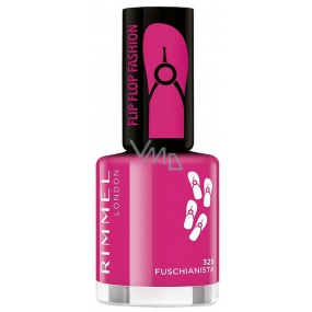 Rimmel London 60 Seconds Flip Flop lak na nehty 325 Fuschianista 8 ml