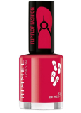 Rimmel London 60 Seconds Flip Flop lak na nehty 312 Be Red-y 8 ml