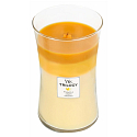 WoodWick Trilogy Fruits of Summer - Plody léta vonná svíčka s dřevěným knotem a víčkem sklo 609,5 g
