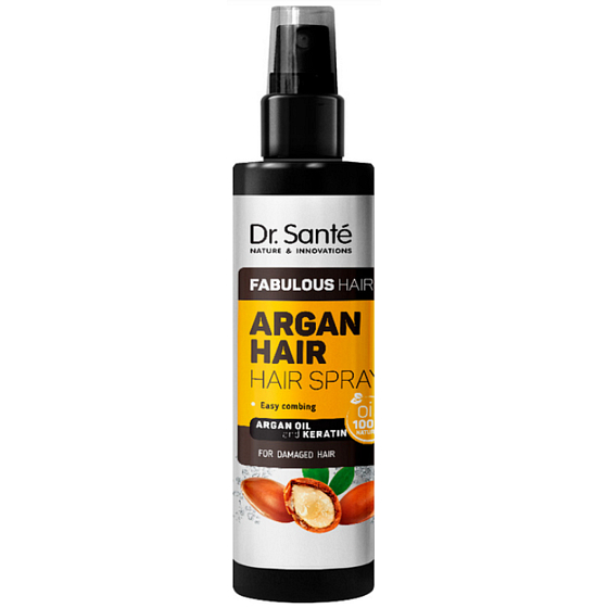 Dr. Santé Arganový olej a keratin vlasový sprej pro poškozené vlasy 150 ml
