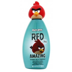 Angry Birds Red 3D 2v1 šampon a sprchový gel 300 ml zelený