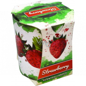 Admit Verona Strawberry - Jahoda vonná svíčka ve skle 90 g