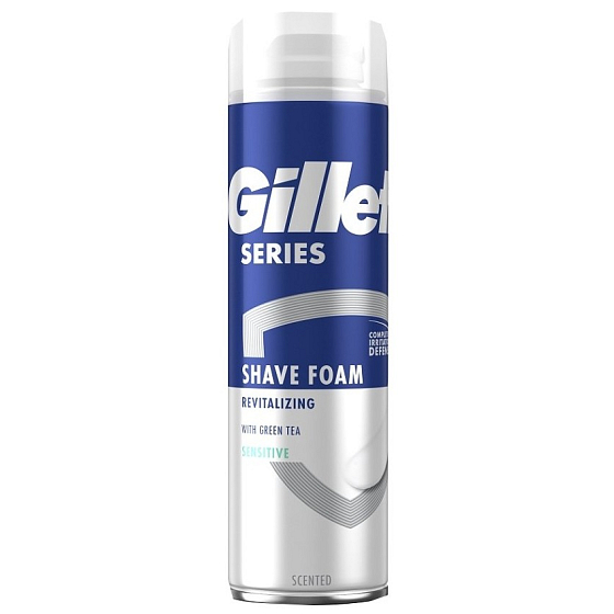 Gillette Series Revitalizing pěna na holení pro muže 250 ml
