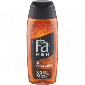 Fa Men Red Cedarwood Fine Fragrance Inspired 2v1 sprchový gel a šampon pro muže 250 ml