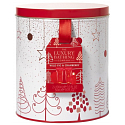 Grace Cole Divoké fíky & Brusinky sprchový gel 100 ml + tělový krém 100 ml + pěna do koupele 50 ml + koupelové houba + plechová dóza, kosmetická sada pro ženy