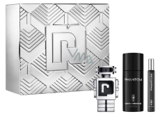 Paco Rabanne Phantom toaletní voda 50 ml + deodorant sprej 150 ml + toaletní voda 10 ml miniatura, dárková sada pro muže