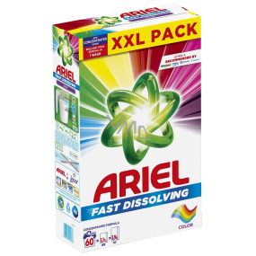 Ariel Fast Dissolving Color prací prášek na barevné prádlo 60 dávek 3,3 kg