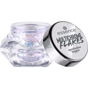 Essence Multichrome Flakes topper na oční stíny s multichromatickými částicemi 01 Galactic Vibes 2 g