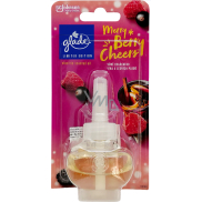 Glade Merry Berry Cheers s vůní svařeného vína a lesních plodů tekutá náplň do elektrického osvěžovače vzduchu 20 ml