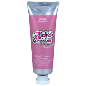 Bomb Cosmetics Rose and Oudh - Růže a cedrové dřevo přírodní krém na ruce 25 ml