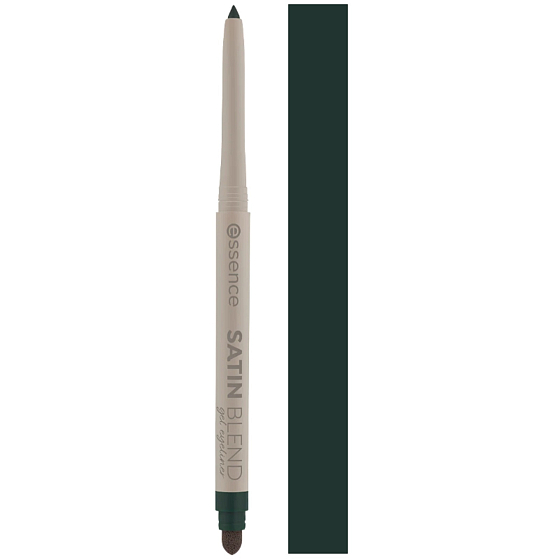 Essence Satin Blend gelové oční linky 06 Deep Olive 0,22 g