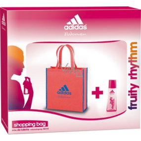 Adidas Fruity Rhythm toaletní voda 50 ml + taška, pro ženy dárková sada