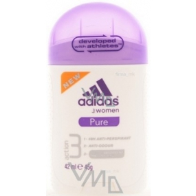 Adidas Action 3 Pure antiperspirant deodorant stick pro ženy 42 ml