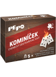 Pe-Po Kominíček chemický odstraňovač sazí z komínů a kouřovodů 5 kusů x 14 g