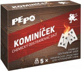 Pe-Po Kominíček chemický odstraňovač sazí z komínů a kouřovodů 5 kusů x 14 g