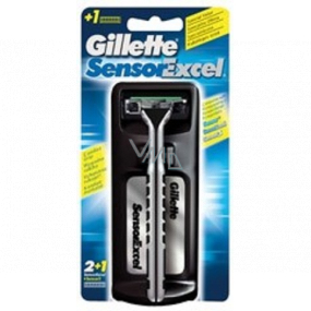 Gillette Sensor Excel holicí strojek + náhradni hlavice pro muže 2 kusy