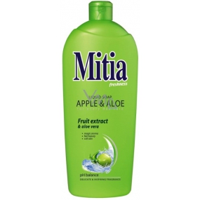 Mitia Apple & Aloe tekuté mýdlo náhradní náplň 1 l