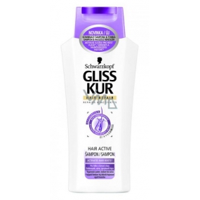 Gliss Kur Hair Active omezuje vypadávání vlasů šampon 250 ml