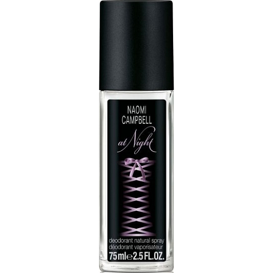 Naomi Campbell At Night parfémovaný deodorant sklo pro ženy 75 ml