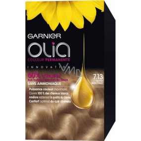 Garnier Olia barva na vlasy bez amoniaku 7.13 Oslnivě tmavá blond