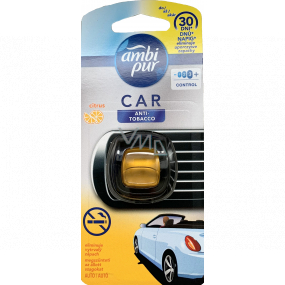 Ambi Pur Car Citrus Anti-Tobacco osvěžovač vzduchu do auta 2 ml