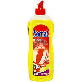 Somat Rinser Lemon & Lime 3x Shine Action oplachovací prostředek do myčky na nádobí 750 ml