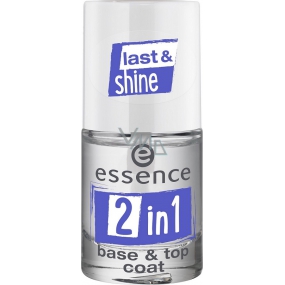 Essence 2in1 Base & Top Coat podkladový a krycí lak na nehty 8 ml