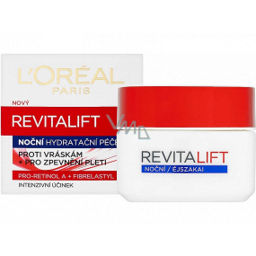 Loreal Paris Revitalift Noční hydratační péče proti vráskám + pro zpevnění pleti noční krém 50 ml