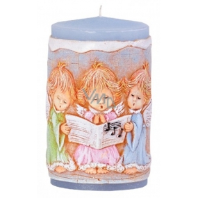 Candles Andílci rustikální svíčka válec 60 x 100 mm