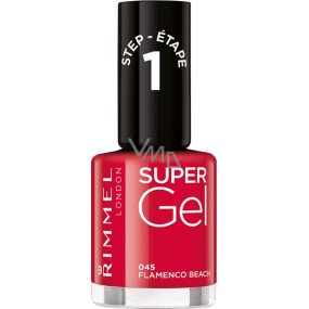 Rimmel London Super Gel lak na nehty 045 Flamenco Beach 12 ml