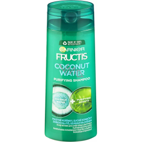 Garnier Fructis Coconut Water posilující šampon na mastné kořínky a suché konečky vlasů 250 ml