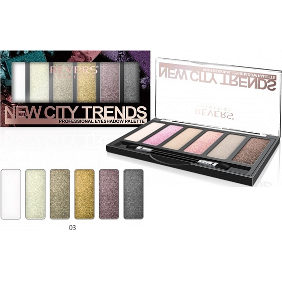 Revers New City Trends paletka očních stínů 03 9 g