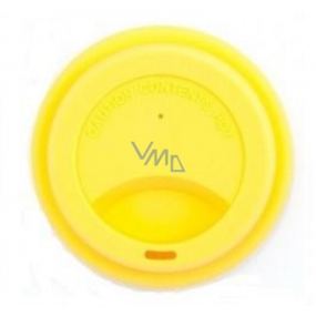 Jack N Jill BIO Silikonové víčko na kelímek žluté 8,7 x 1,8 cm