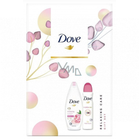 Dove Nourishing Secrets Obnovující Ritual Pivoňka sprchový gel 250 ml + antiperspirant deodorant sprej 150 ml kosmetická sada