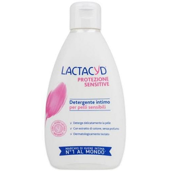 Lactacyd Femina Sensitive jemná mycí emulze pro každodenní intimní hygienu pro citlivou pokožku 300 ml