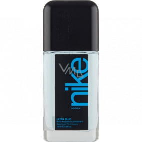 Nike Ultra Blue Man parfémovaný deodorant sklo pro muže 75 ml