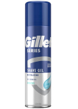 Gillette Series Revitalizing Sensitive gel na holení se zeleným čajem pro muže 200 ml