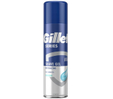 Gillette Series Revitalizing Sensitive gel na holení se zeleným čajem pro muže 200 ml