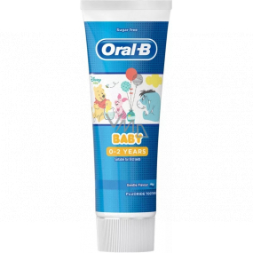 Oral-B Baby Medvídek Pú zubní pasta pro děti 0-2 roky 75 ml