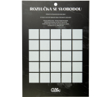 Albi Rozlučka se svobodou stírací los Ženich 30 x 21 cm
