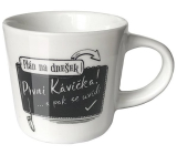 Nekupto Mini hrníček Plán na dnešek První kávička a pak se uvidí 100 ml