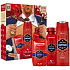 Old Spice Captain 3v1 sprchový gel na tvář, tělo a vlasy 250 ml + antiperspirant deodorant stick 50 ml + deodorant sprej 150 ml + domino, kosmetická sada pro muže