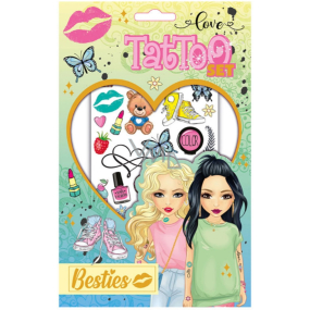 Besties Tattoo Set Blue set tetovaček pro děti 20 x 13 cm, doporučený věk 7+