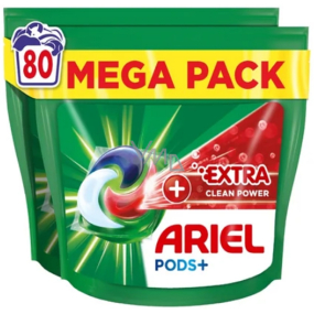 Ariel Extra Clean Power gelové kapsle univerzální na praní 80 kusů